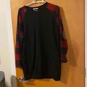 Silver icing sweatshirt Buffalo print